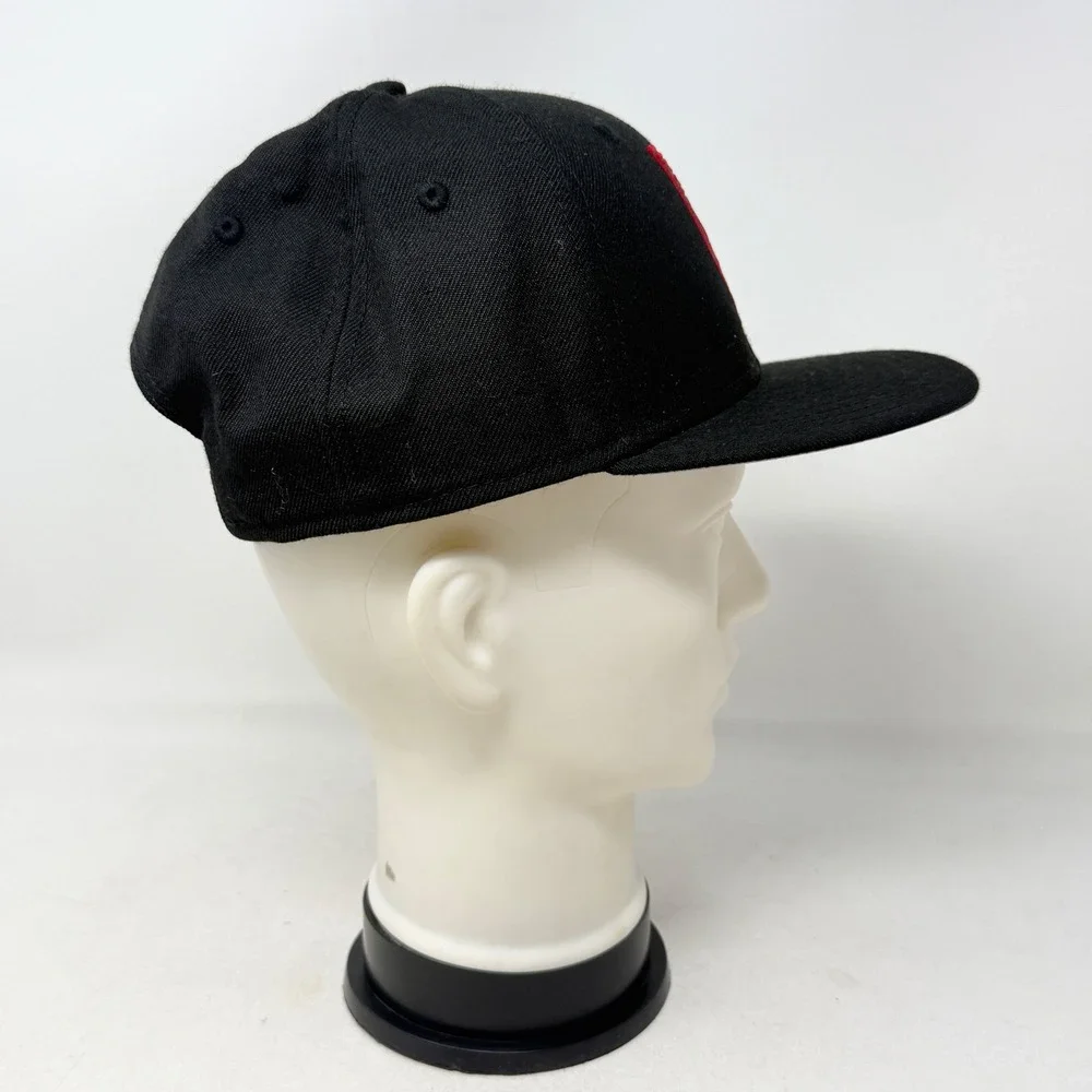 Phoenix Rising FC Baseball Hat New Era Snap Back Flat Brim 100% Wool OS EXC‎